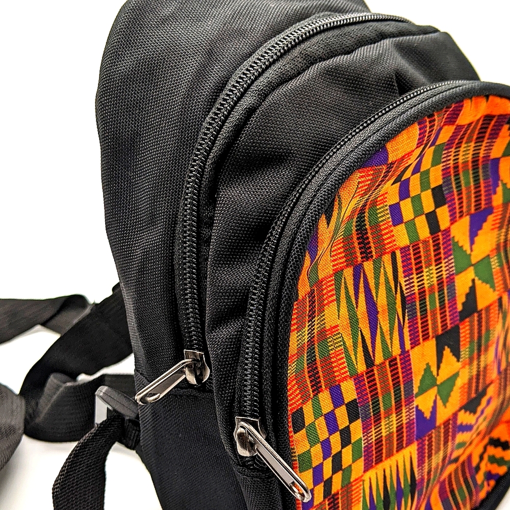 African Print Crossbody Mini Bag